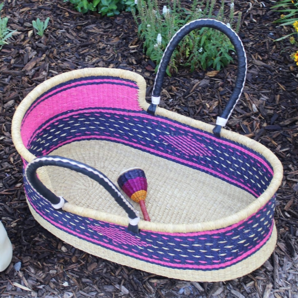 Stunning Handwoven Moses Basket